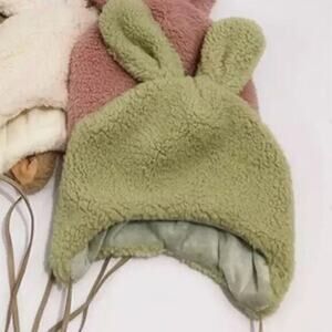 New warm toddler bunny ears hat